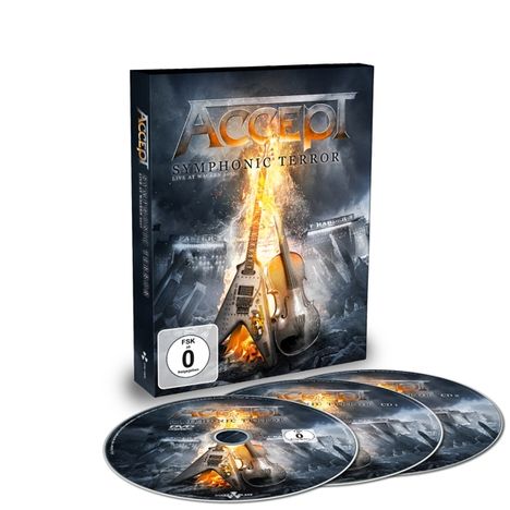 Accept: Symphonic Terror: Live At Wacken 2017 (Limited Edition), 2 CDs und 1 DVD