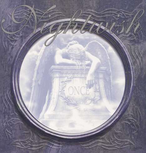 Nightwish: Once (remastered) (Blue/White Swirl Vinyl), 4 LPs und 4 CDs