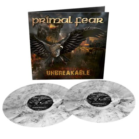 Primal Fear: Unbreakable (Reissue) (Limited Edition) (White &amp; Black Marbled Vinyl), 2 LPs