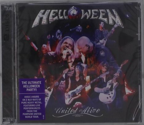 Helloween: United Alive (Jewelcase im CD Format), 2 Blu-ray Discs
