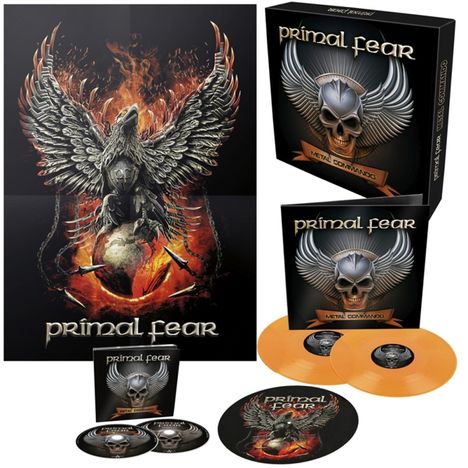 Primal Fear: Metal Commando (Limited Edition) (Box Set), 2 LPs und 2 CDs