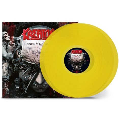 Kreator: Enemy Of God (Limited Edition) (Transparent Yellow Vinyl), 2 LPs