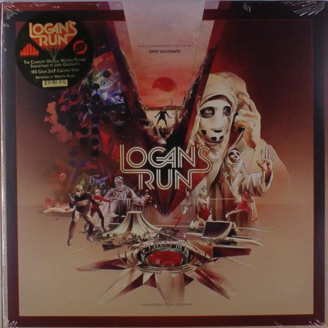 Jerry Goldsmith (1929-2004): Filmmusik: Logan's Run (Complete O.S.T.) (180g) (Colored Vinyl), 2 LPs