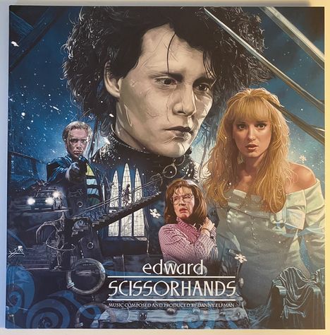 Danny Elfman (geb. 1953): Filmmusik: Edward Scissorhands (180g) (Ice Sculpture Blue Vinyl), LP