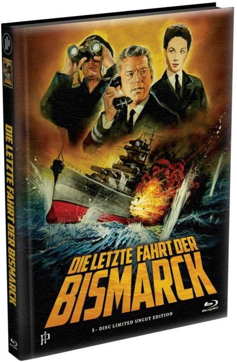 Die letzte Fahrt der Bismarck (Blu-ray im wattierten Mediabook), Blu-ray Disc