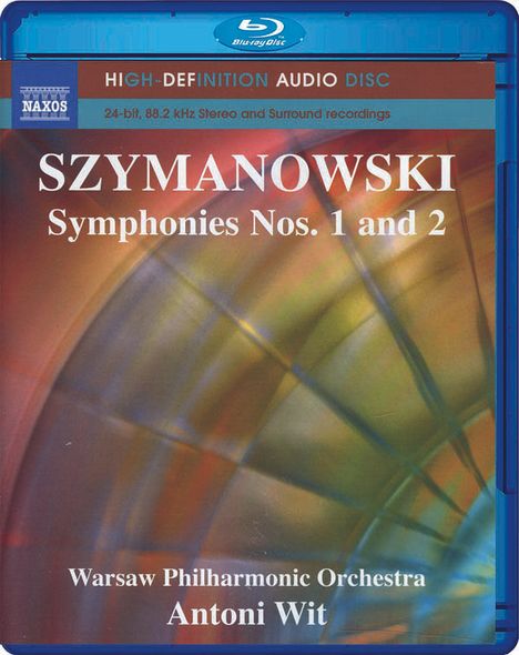 Karol Szymanowski (1882-1937): Symphonien Nr.1 &amp; 2, Blu-ray Audio