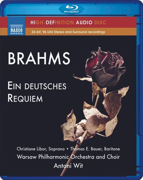 Johannes Brahms (1833-1897): Ein Deutsches Requiem op.45, Blu-ray Audio
