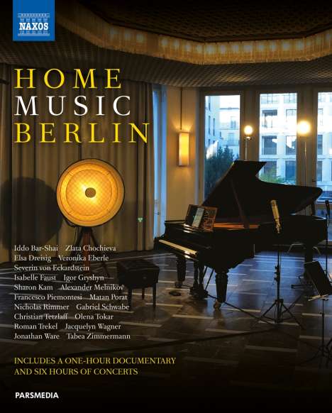 Home Music Berlin - Streaming-Konzerte aus dem Schinkel-Pavillon Berlin März bis Mai 2020, 2 Blu-ray Discs