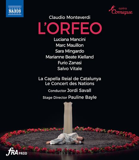 Claudio Monteverdi (1567-1643): L'Orfeo, Blu-ray Disc