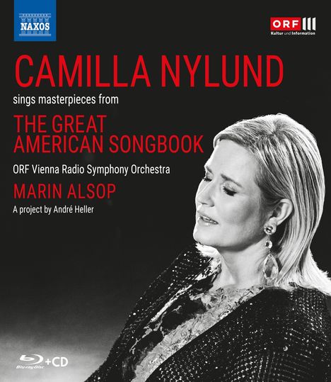 Camilla Nylund - Masterpieces from the Great American Songbook, 1 Blu-ray Disc und 1 CD
