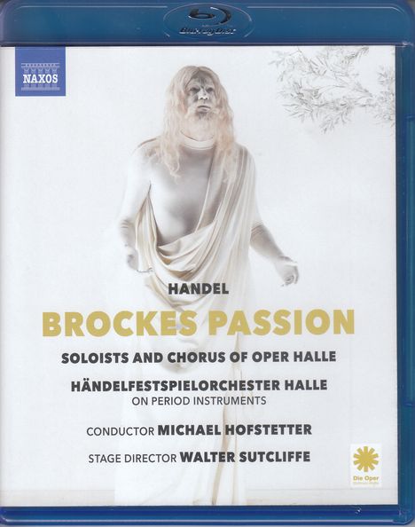 Georg Friedrich Händel (1685-1759): Passion nach Brockes HWV 48, Blu-ray Disc