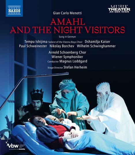 Gian-Carlo Menotti (1911-2007): Amahl and the Night Visitors (in deutscher Sprache), Blu-ray Disc