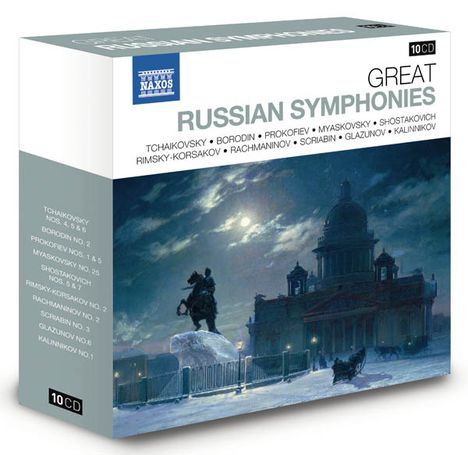 Great Russian Symphonies, 10 CDs