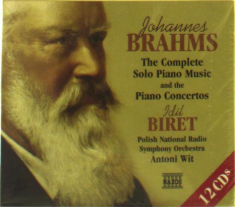 Johannes Brahms (1833-1897): Sämtliche Werke für Klavier, 12 CDs