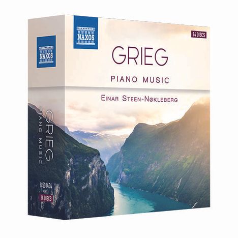 Edvard Grieg (1843-1907): Sämtliche Klavierwerke, 14 CDs
