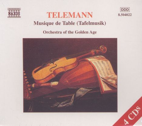 Georg Philipp Telemann (1681-1767): Tafelmusik Vol.1-4 (Teile 1-3), 4 CDs