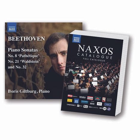 Ludwig van Beethoven (1770-1827): Klaviersonaten Nr. 8, 21, 31 (mit Naxos Gesamtkatalog 2019), CD
