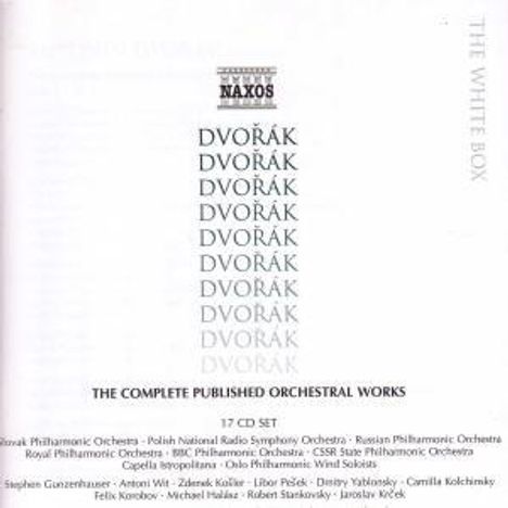 Antonin Dvorak (1841-1904): Antonin Dvorak - Das komplette Orchesterwerk, 17 CDs