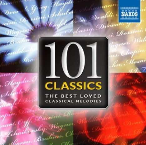101 Classics - The Best Loved Classical Melodies, 8 CDs