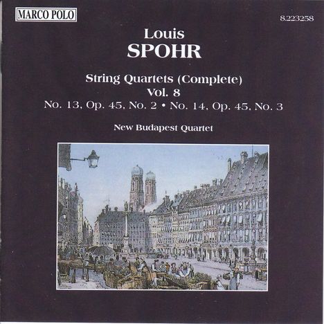 Louis Spohr (1784-1859): Streichquartette Vol.8, CD