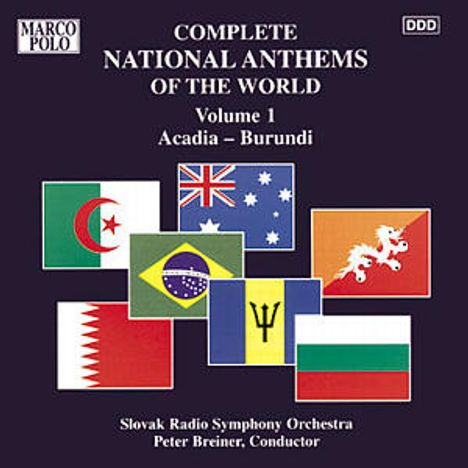 Sämtliche Nationalhymnen Vol.1, CD