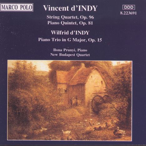 Vincent d'Indy (1851-1931): Klavierquintett op.81, CD