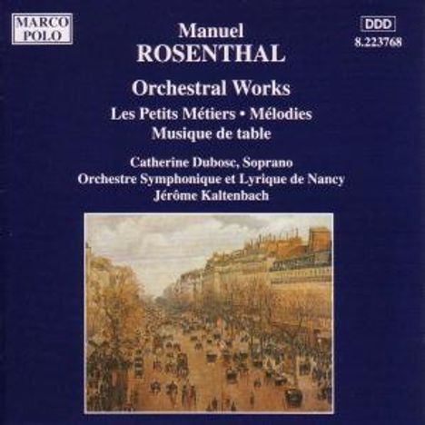 Manuel Rosenthal (1904-1994): Musique de Table, CD