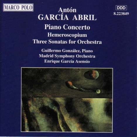 Anton Garcia Abril (1933-2021): 3 Sonaten für Orchester, CD