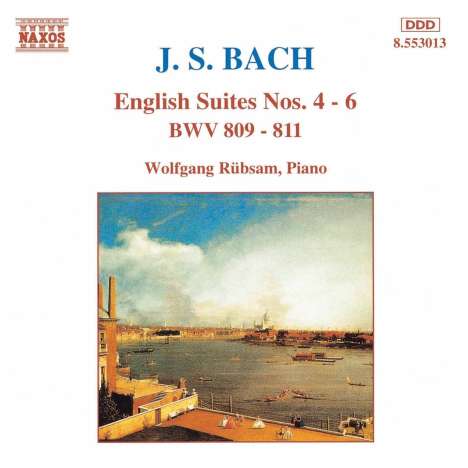 Johann Sebastian Bach (1685-1750): Englische Suiten BWV 809-811, CD