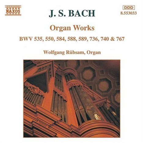 Johann Sebastian Bach (1685-1750): Präludien &amp; Fugen BWV 535 &amp; 550, CD