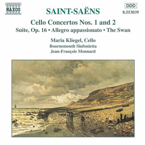 Camille Saint-Saens (1835-1921): Cellokonzerte Nr.1 &amp; 2, CD