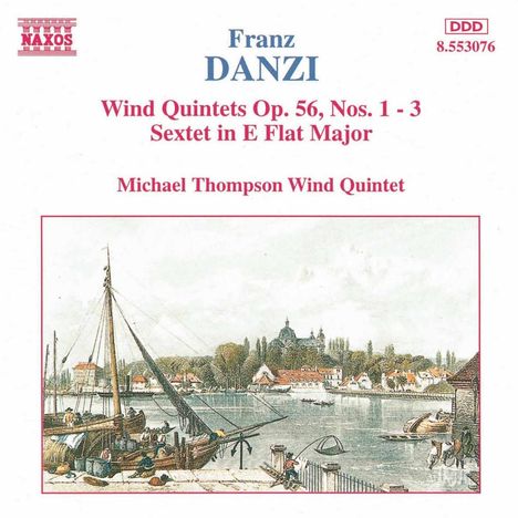 Franz Danzi (1763-1826): Bläserquintette op.56 Nr.1-3, CD