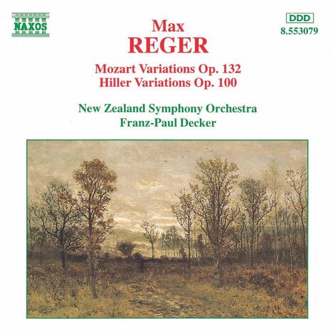 Max Reger (1873-1916): Mozart-Variationen op.132, CD