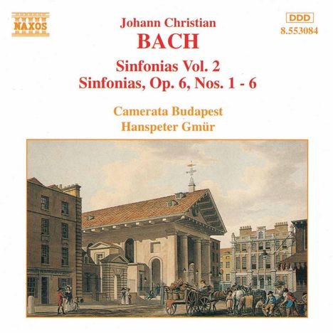 Johann Christian Bach (1735-1782): Symphonien Vol.2, CD