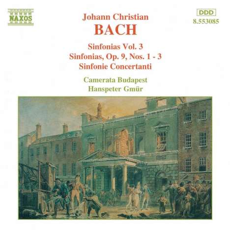 Johann Christian Bach (1735-1782): Symphonien Vol.3, CD