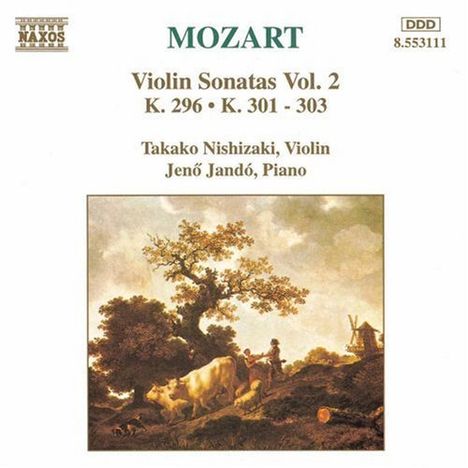 Wolfgang Amadeus Mozart (1756-1791): Sonaten für Violine &amp; Klavier Vol.2, CD