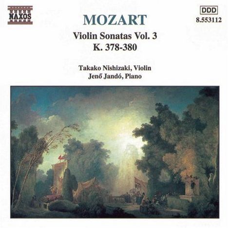 Wolfgang Amadeus Mozart (1756-1791): Sonaten für Violine &amp; Klavier Vol.3, CD