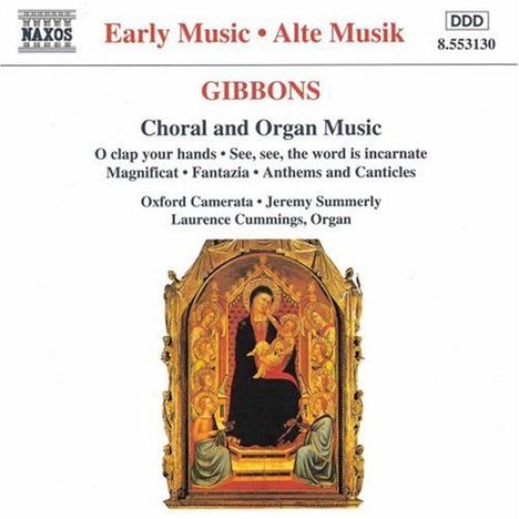 Orlando Gibbons (1583-1625): Geistliche Musik, CD