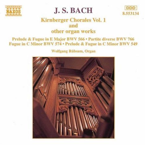 Johann Sebastian Bach (1685-1750): Toccata &amp; Fuge E-dur BWV 566, CD