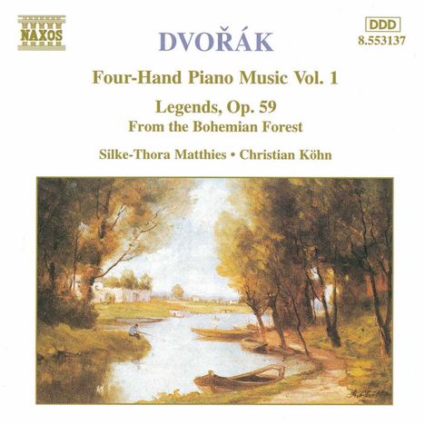 Antonin Dvorak (1841-1904): Klavierwerke zu 4 Händen Vol.1, CD
