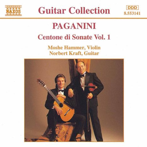 Niccolo Paganini (1782-1840): Centone di Sonate f.Violine &amp; Gitarre Vol.1, CD