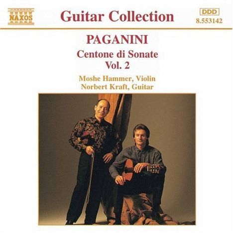 Niccolo Paganini (1782-1840): Centone di Sonate f.Violine &amp; Gitarre Vol.2, CD