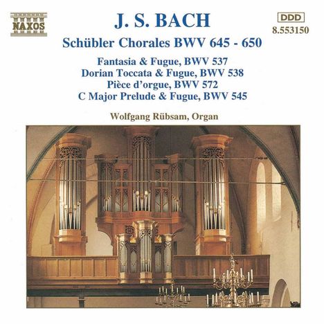 Johann Sebastian Bach (1685-1750): Choräle BWV 645-650 "Schübler-Choräle", CD