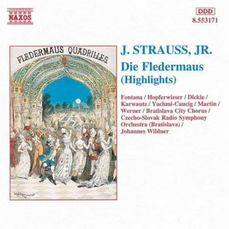 Johann Strauss II (1825-1899): Die Fledermaus (Ausz.), CD