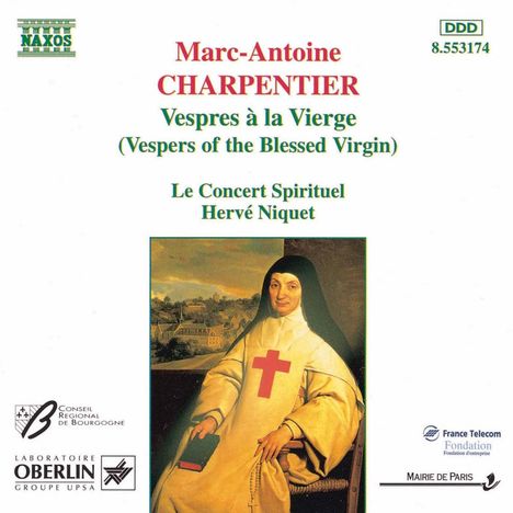 Marc-Antoine Charpentier (1643-1704): Vespres a la Vierge, CD