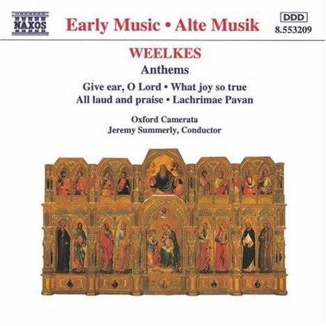 Thomas Weelkes (1575-1623): 17 Anthems, CD