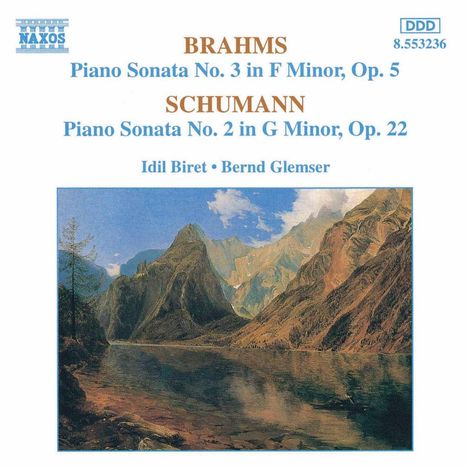 Johannes Brahms (1833-1897): Klaviersonate Nr.3 op.5, CD