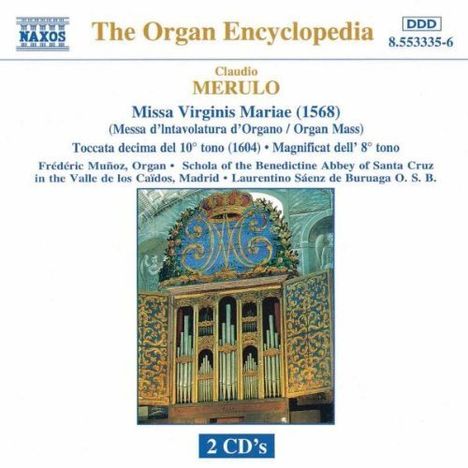 Claudio Merulo (1533-1604): Missa Virginis Mariae, 2 CDs