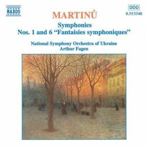 Bohuslav Martinu (1890-1959): Symphonien Nr.1 &amp; 6, CD