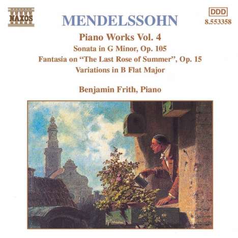 Felix Mendelssohn Bartholdy (1809-1847): Klavierwerke Vol.4, CD